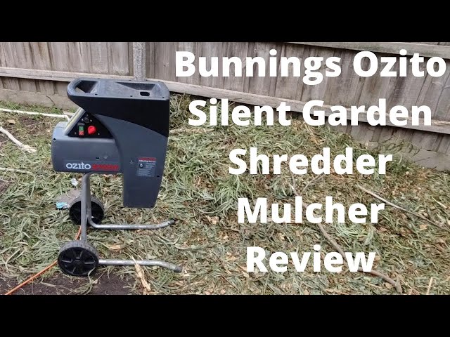 Bunnings Ozito Silent Garden Shredder