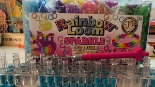 Rainbow loom sparkle treasure box