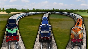 Last Stage Electrification in NWR | High Speed Trains | MSTS or Open Rails - Indian Railways !!