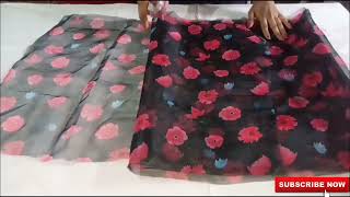 Organza Skirt/ cutting and stitching