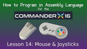 Mouse and Joysticks: Commander X16 Assembly Language Tutorial, Lesson 14