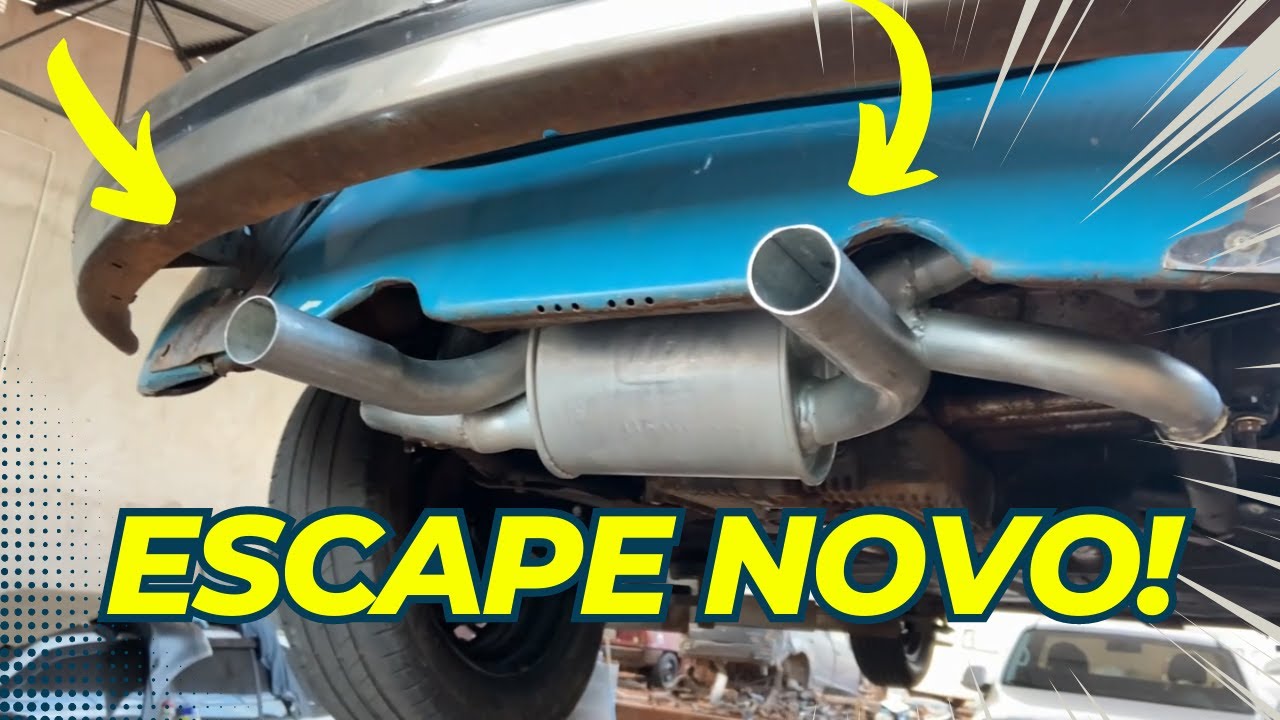 Trocamos o Escape do Fusca! Confira como ficou o ronco!