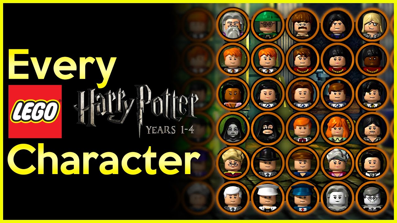 Lego Harry Potter years 1-4 : All Characters  Harry potter years, Lego  harry potter, Harry potter