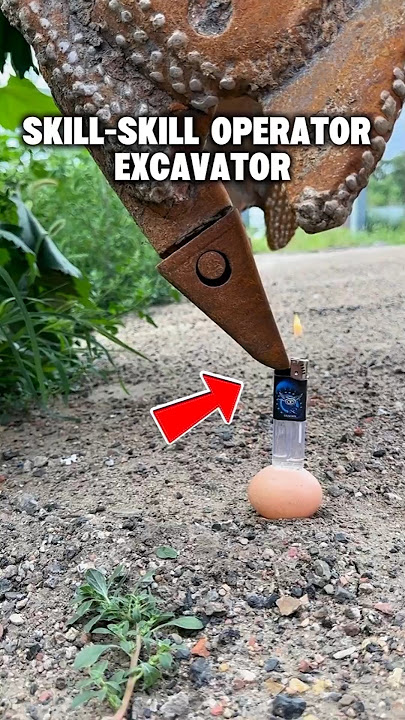 Looks very easy #automotive #excavator #heavy equipment #shortvideo