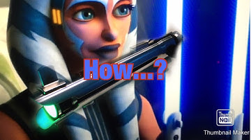 Clone Wars Theory: How did Anakin turn Ahsoka’s Lightsabers blue?.