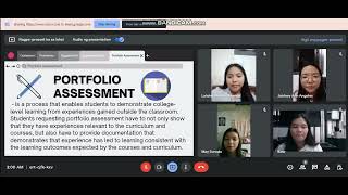 Group 7 REPORT - Guidelines for Assessing Portfolio