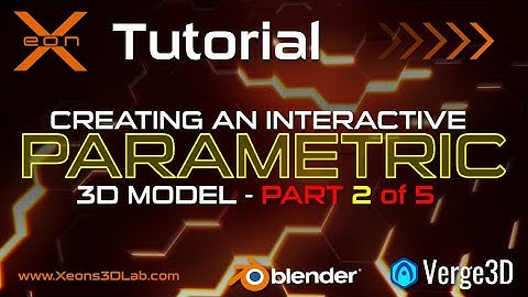 Verge3D Tutorial - Parametric Interactive Demo Part 2