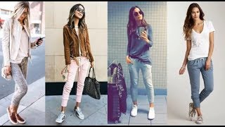 MODA JUVENIL 2018!!! OUTFITS GENIALES CON LEGGINS, PANTS Y TENIS 2018!!!