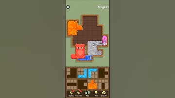 Cat Puzzle Gameplay Level 21 #puzzlegame  #gaming #games #catgame #catpuzzle