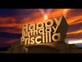 Happy Birthday Priscilla