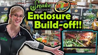 The New *Zoo Med* Reptile Enclosure Build-off 2024!! (Part 1)