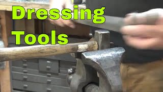 Dressing hammers and punches - basic blacksmithing