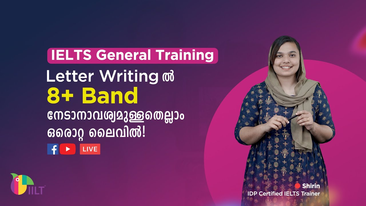 IELTS GENERAL TRAINING WRITING TASK 1 | LIVE - YouTube