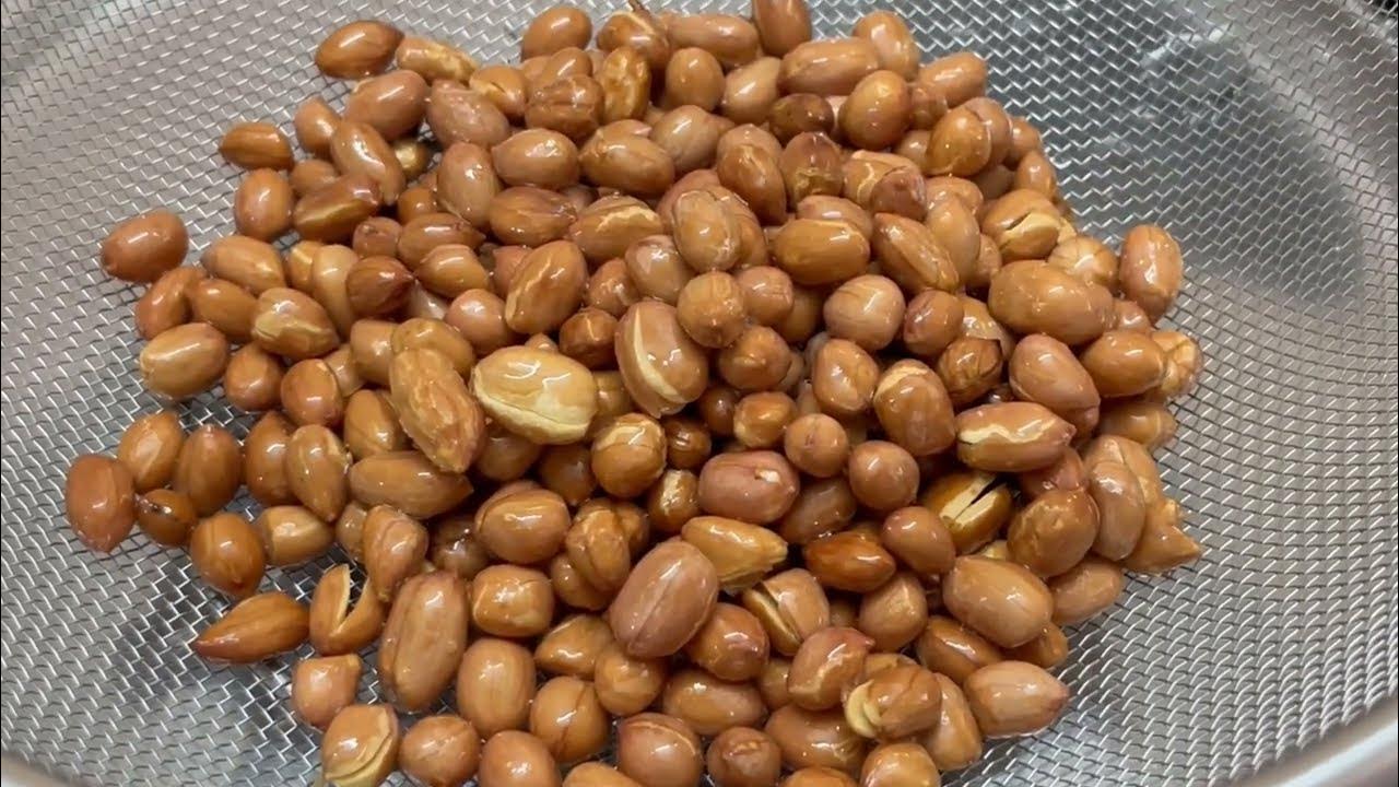 How to Fry Groundnuts in Oil Deep Fried Peanuts Crispy Fried
