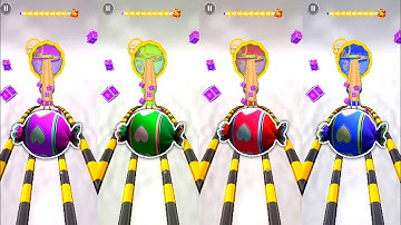 Going Balls New Update : Colors Reaction 4x Super Goal Ball Gameplay Android iOS (Part 19)