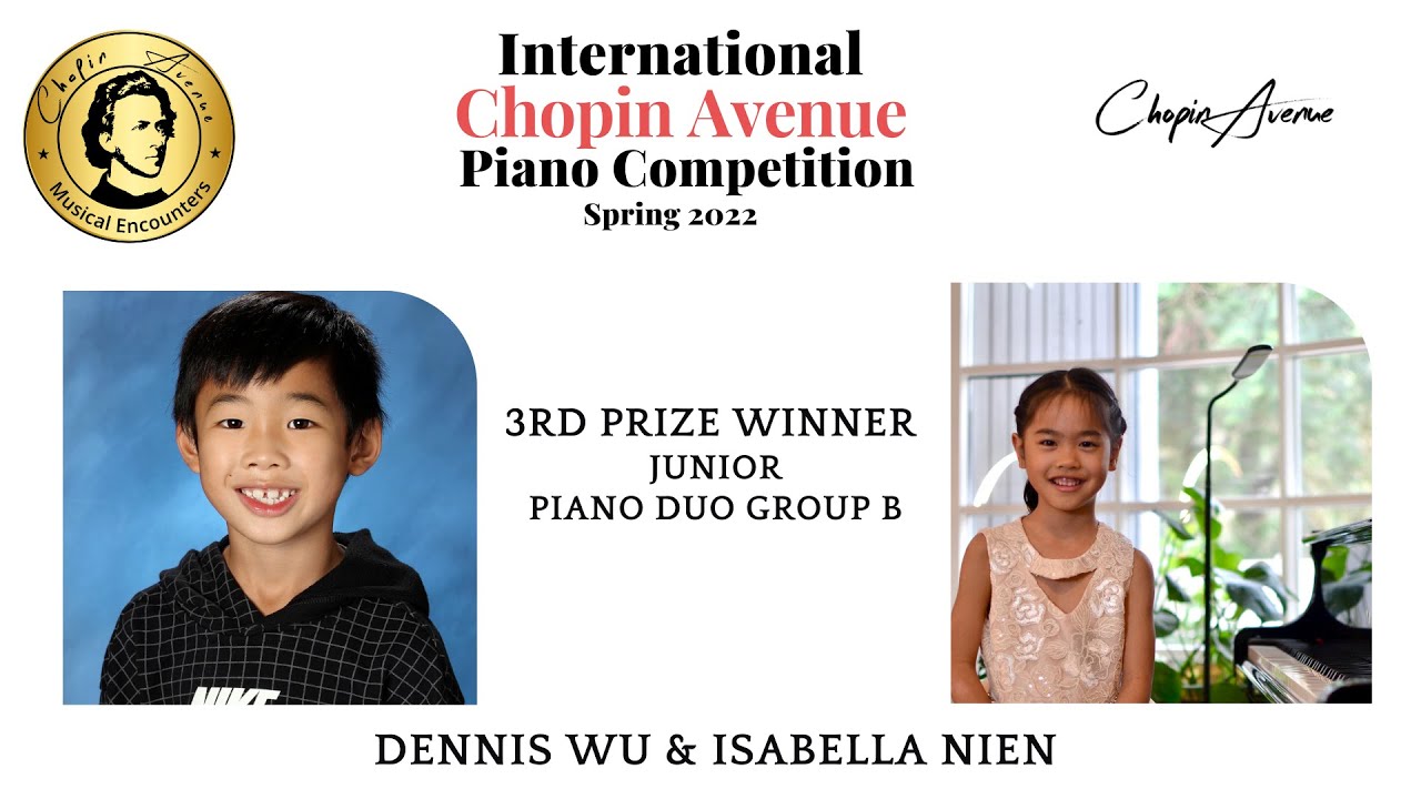 Dennis Wu & Isabella Nien: Duo Group B 3rd Prize - John Philip Sousa, The Stars & Stripes Forever