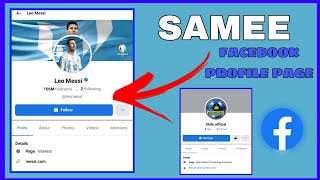 SIDA LOO SAMEEYO FACEBOOK PROFILE PAGE || 2023