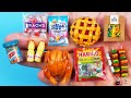 24 DIY MINIATURE FOOD REALISTIC HACKS AND CRAFTS COLLECTION !!!