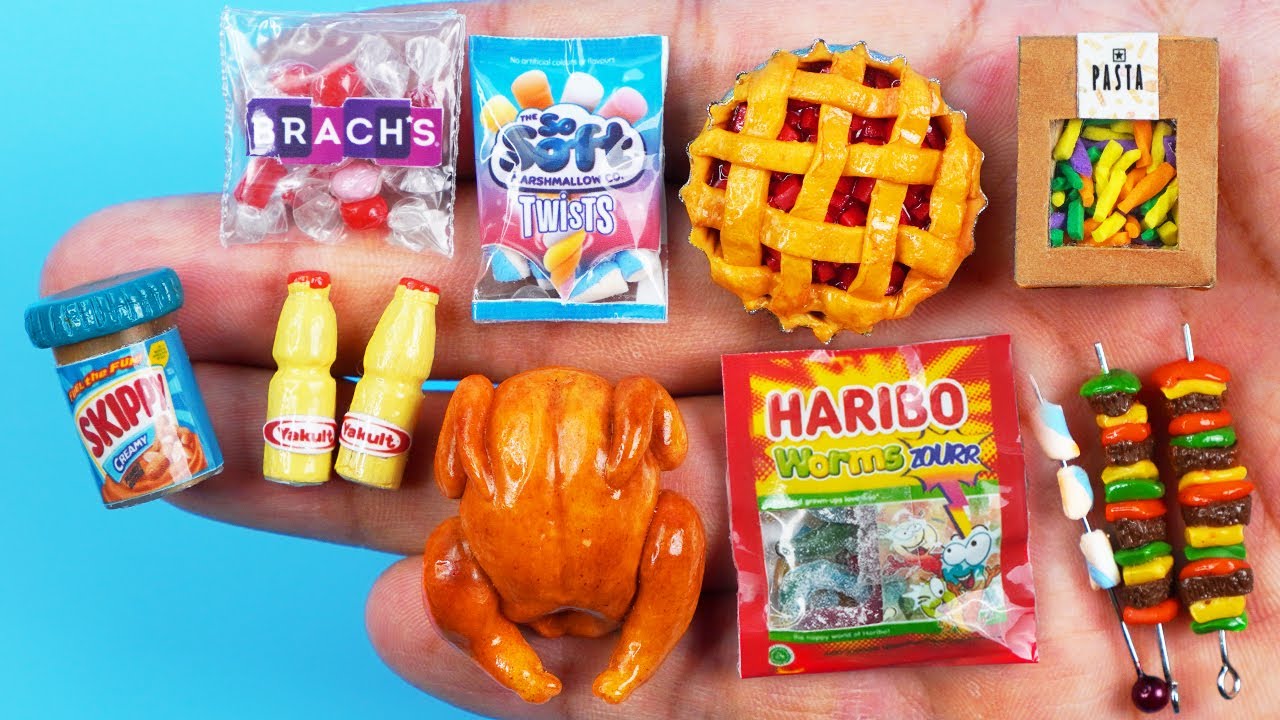 9 Easy Foods to Make for Barbie Doll - DIY Miniature 