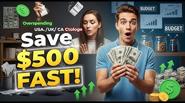 10 Easy Ways to Save $500 This Month | Smart Money Tips USA, UK, CA