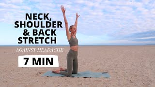 Neck, Back & Shoulder Stretch Against Headache Nina Dapper