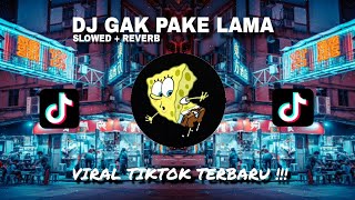 DJ GAK PAKE LAMA (SLOWED   REVERB) VIRAL TIKTOK TERBARU!!!