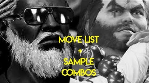 Leroy Smith, Ganryu Move List + Sample Combos Tekken 7