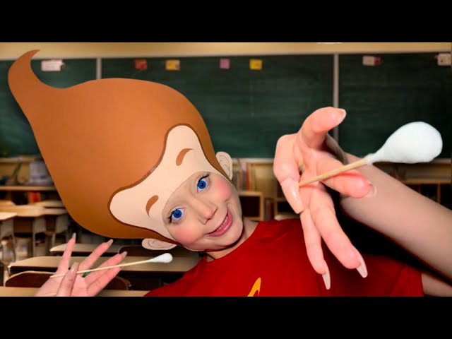 ASMR~ Jimmy Neutron gives you an ear cleaning (you’re a robot) 🤖 class=