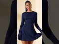 🤎✨ SHEIN BAE | VESTIDO MINI ELEGANTE DE GOLA ALTA ✨🤎