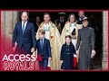 Prince George & Princess Charlotte Attend Prince Philip's Service W/ Prince William & Kate Middleton