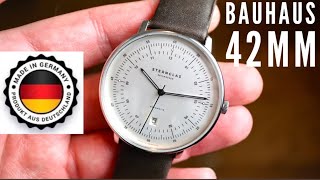 German Bauhaus Perfection - Sternglas 42MM Hamburg Watch Review screenshot 5