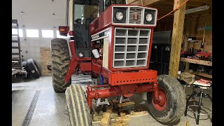 Finished The Steering Rebuild On The International 986 #IH #redpower #tractor