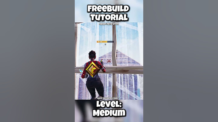 Freebuild Tutorial #fortnite #freebuild #retake #tutorial #level #medium #fyp #pc #kbm #stiffneo