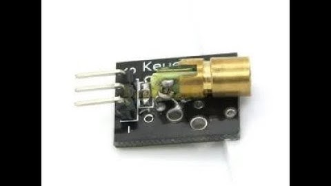 KY-008 :: Blinking Laser #electronics #iot #sensors #arduino #laser #arduinoproject