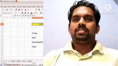 Date & Time functions in CALC l Excel
