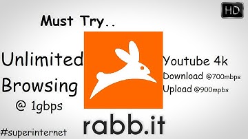 [Tutorial] Rabb.it | SuperFast Surfing | 1GBPS Speed | Must Watch | Advance Internet