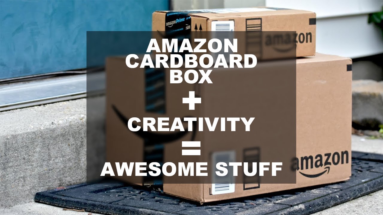 Make Cool Stuff With Amazon Cardboard Box Diy Youtube Make Cool Stuff With Amazon Cardboard Box Diy Youtube