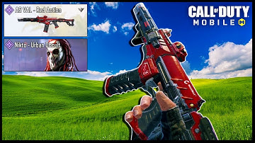 AS VAL RED ACTION GAMEPLAY COD MOBILE