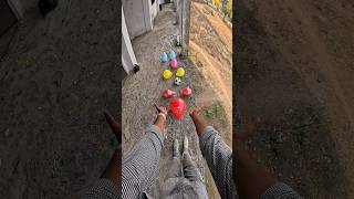 New Parkour Football🤩 and Balloon 🎈 #football #parkour