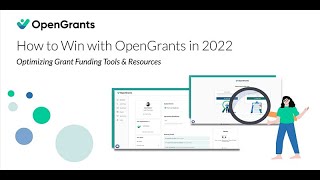 How to Win With OpenGrants in 2022 by OpenGrants 180 views 2 years ago 57 minutes