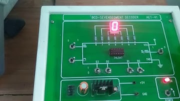 Practical of BCD SEVEN SEGMENT DIGITAL DISPLAY