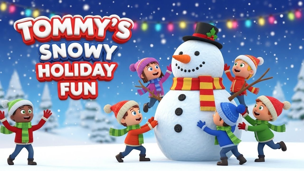 Tommy’s Snowy Holiday Fun ⛄ | Poem for Kids