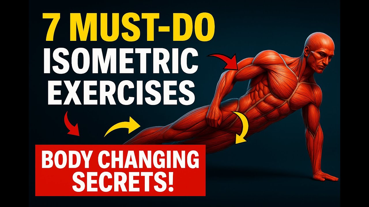 🔥 7 Isometric Exercises That Will Change Your Body Forever 💪 (No Equipment Needed!)