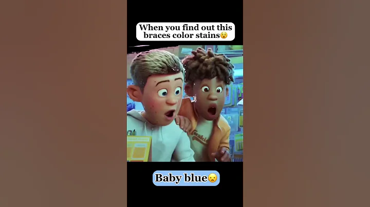 Braces color that stains❌ #shorts