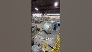 Part 2: Large nest. Union duct shop. Drop cheek elbow fittings. Sheet metal fabrication (no music)