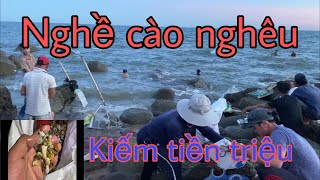 Anh vlog 1 - nghề cào nghêu - kiếm tiền triệu mỗi ngày