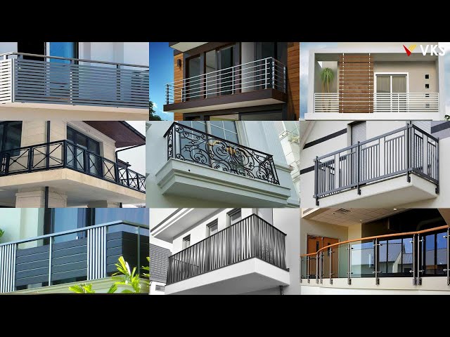 Modern Balcony Grill Design | Balcony Stainless Steel Railing | Balcony Handrails Railing Design class=