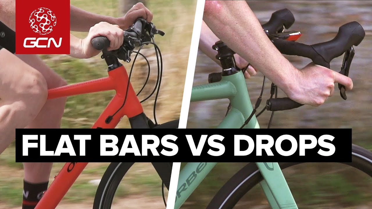 politiker bid ordningen Flat Bar Vs Drop Bar Road Bikes | Comfort, Speed & Ease - YouTube