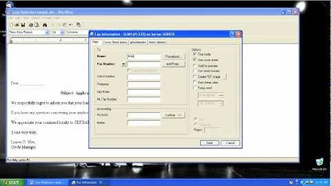 Fax 101 - Send From Any Application