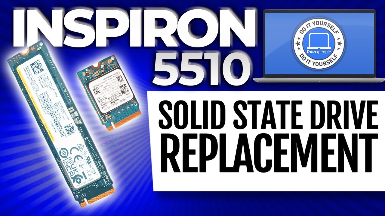 How To Replace Your M.2 NVMe SSD | Dell Inspiron 15 5510 - YouTube